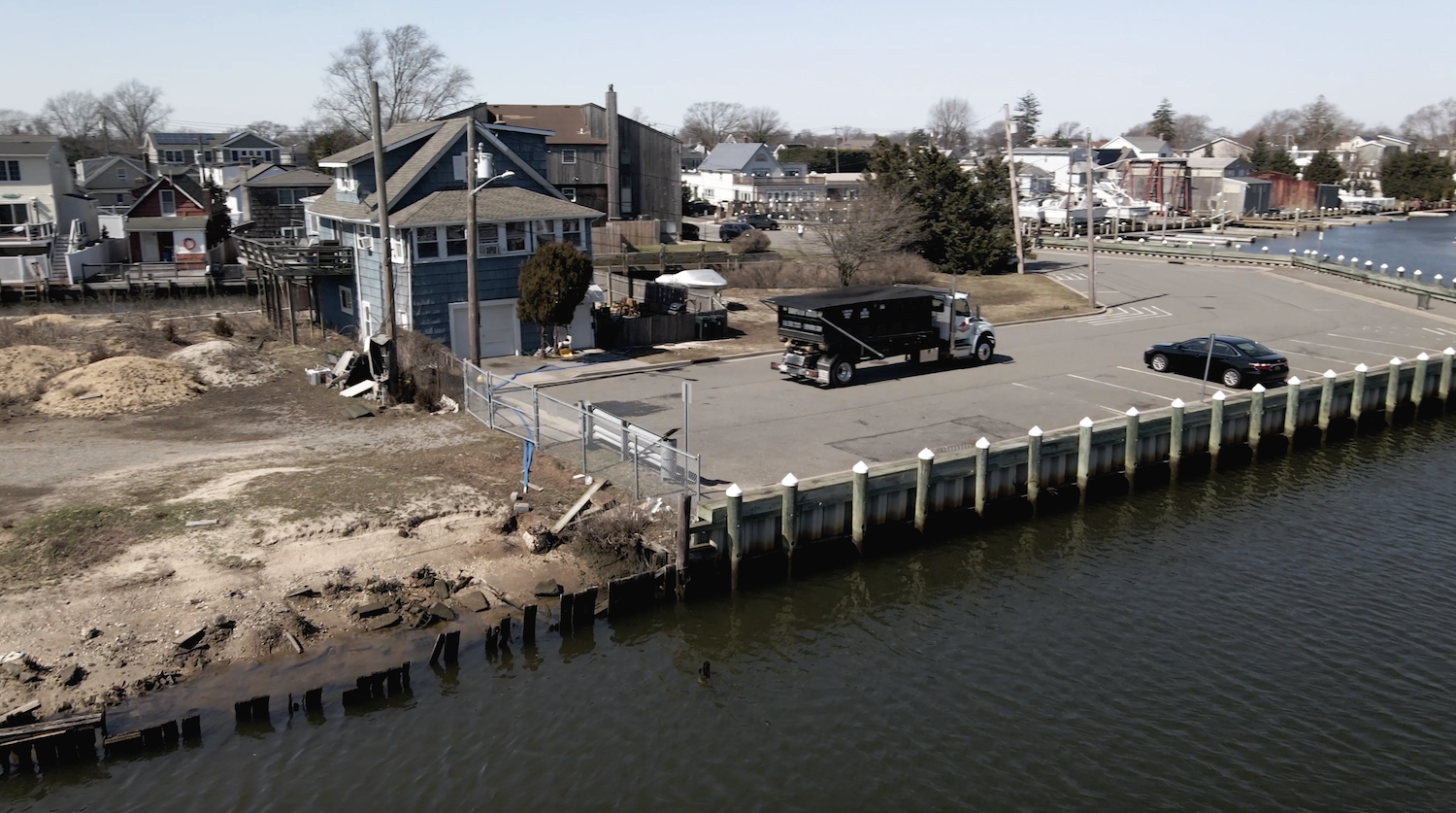 Long Island Drone Photography Dumpster Rental