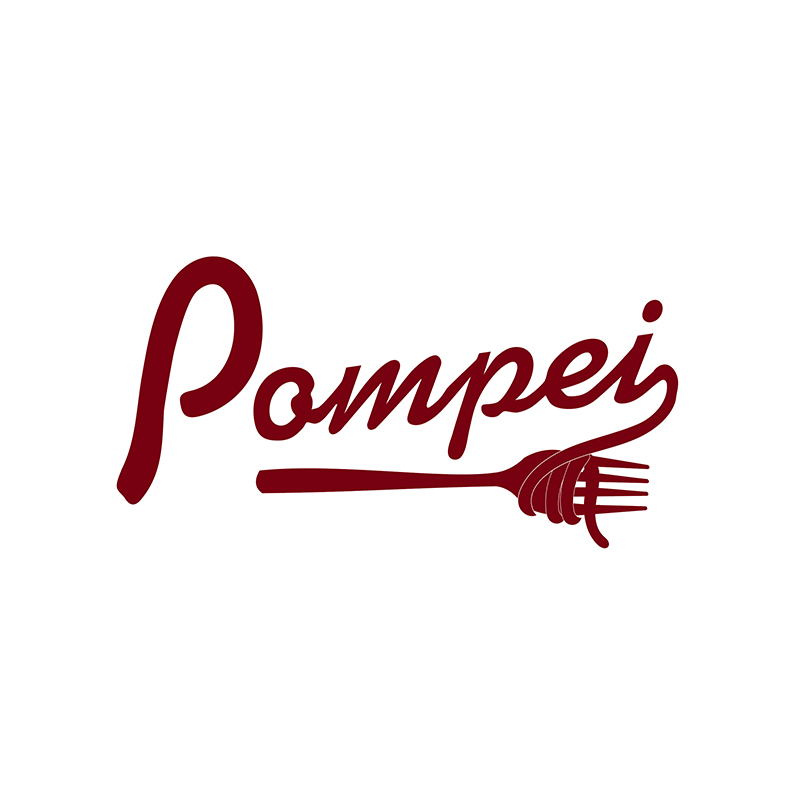Pizzeria Logos For Pompei Restaurant in Suffolk County