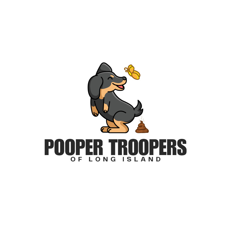 Logo design for dog poop removal service, Pooper Troopers Of Long Island