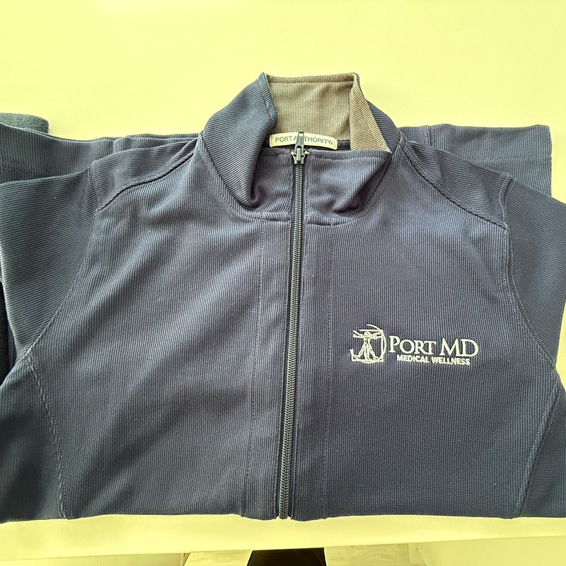 Jacket Embroidery For Port MD Medical Wellness