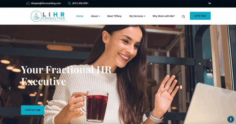 Human Resources Web Design For LIHR Consulting