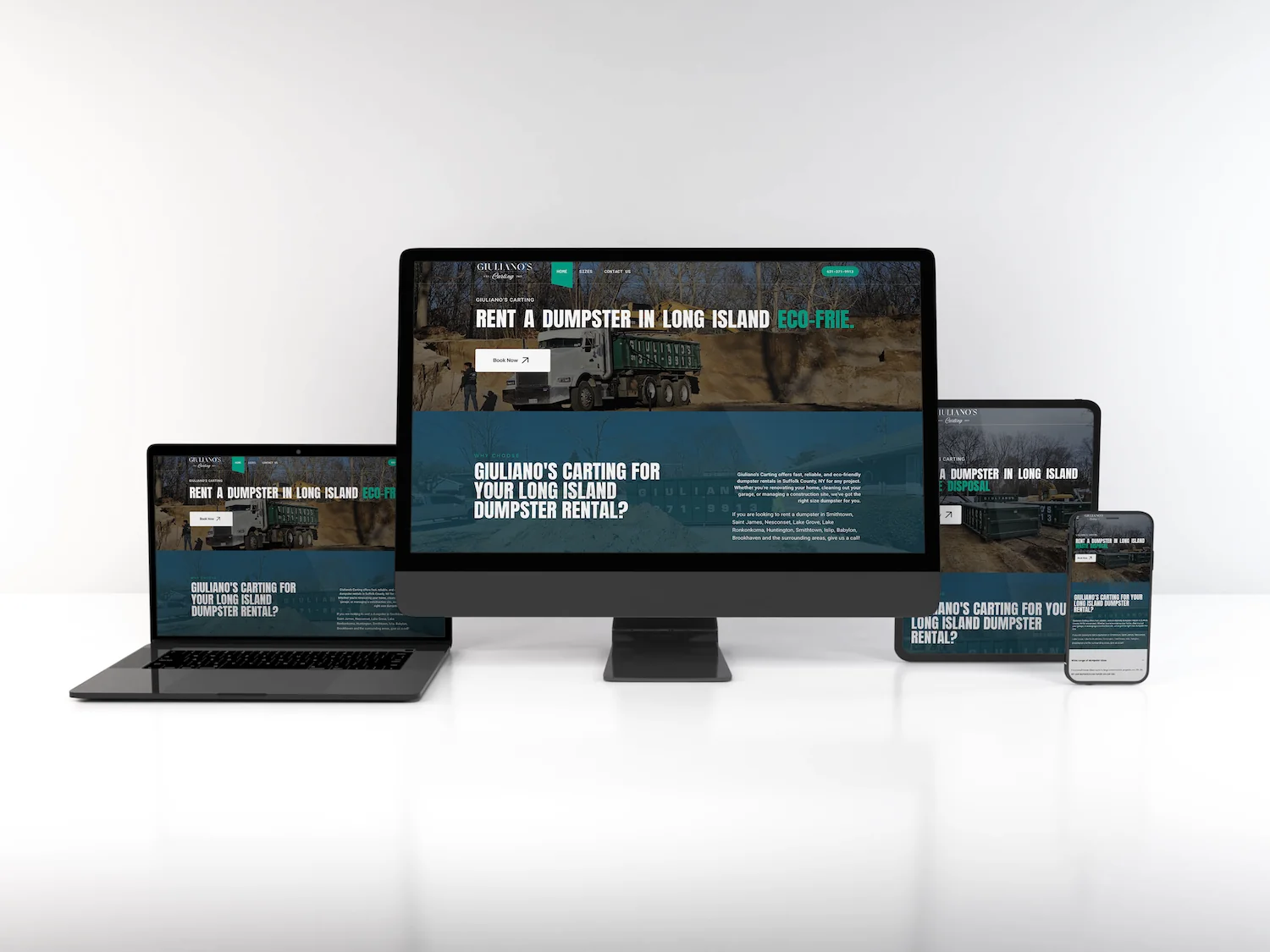 Web Design & SEO Dumpster Rental Web Design on Long Island